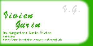 vivien gurin business card